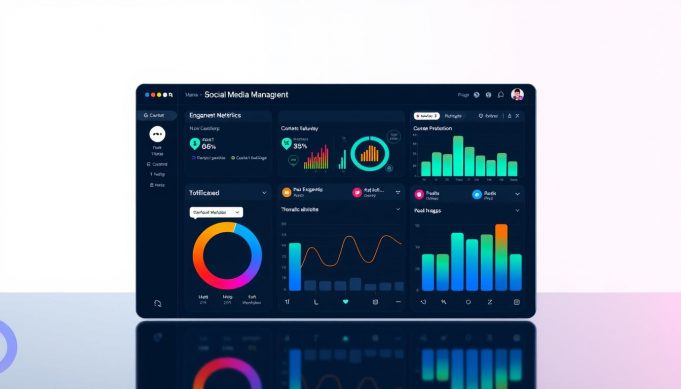 Social media management dashboard