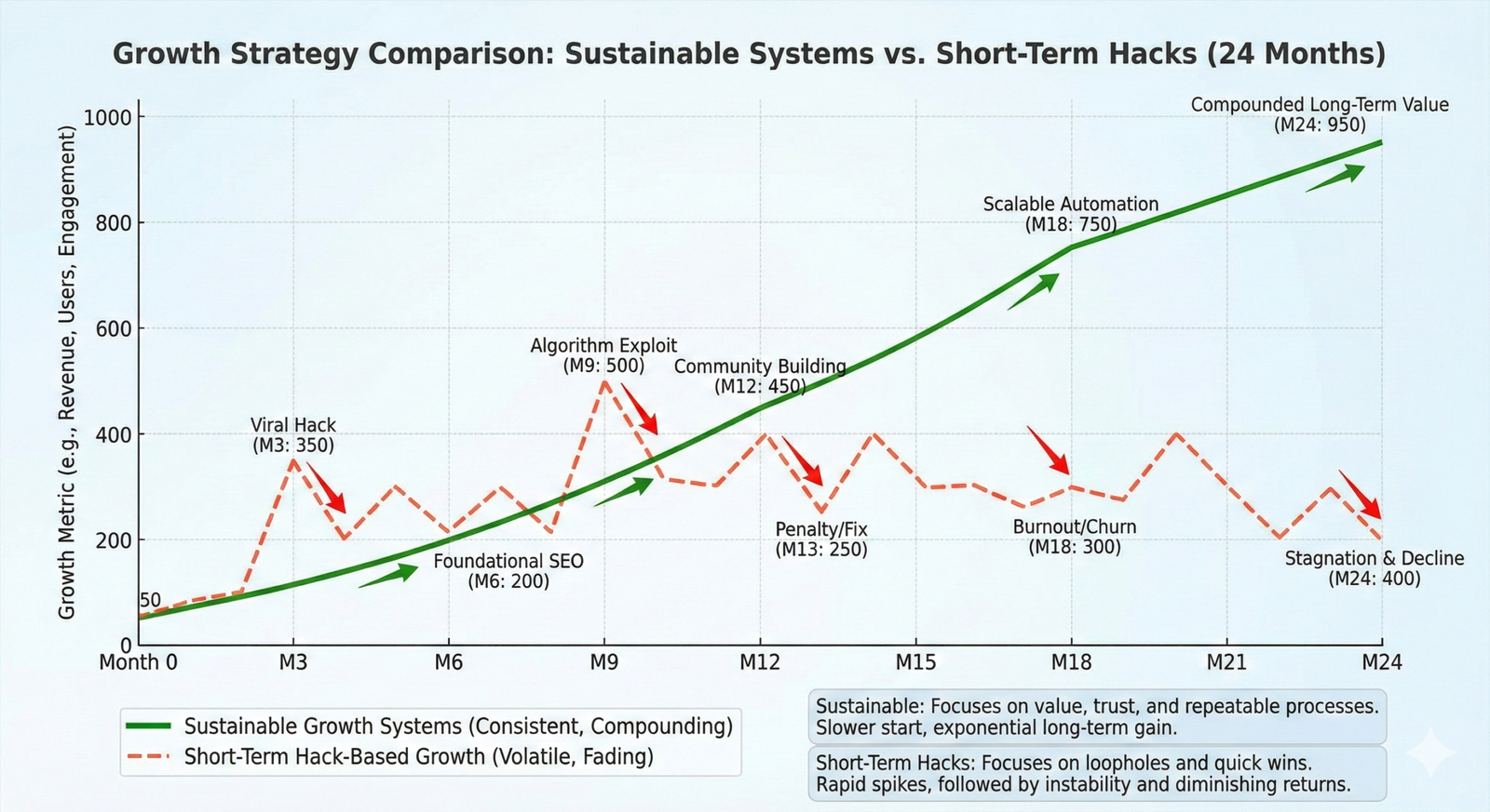 Social Media Growth Hacks & Advanced Systems