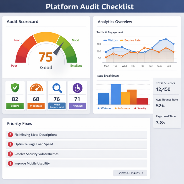 platform audit checklist
