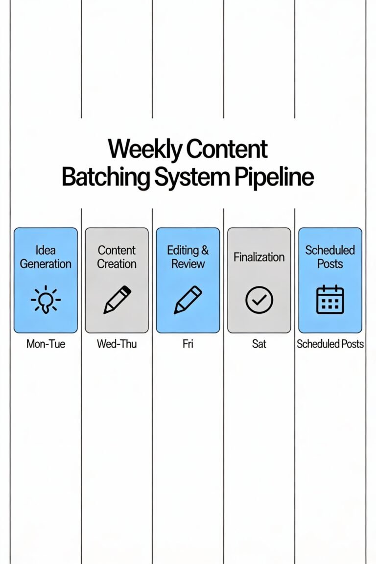 social media content batching system