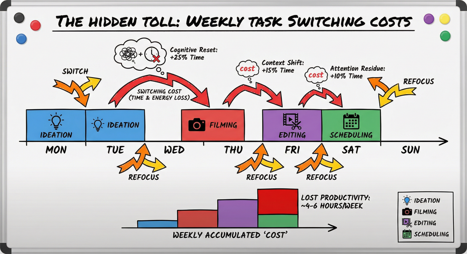 social media content batching system