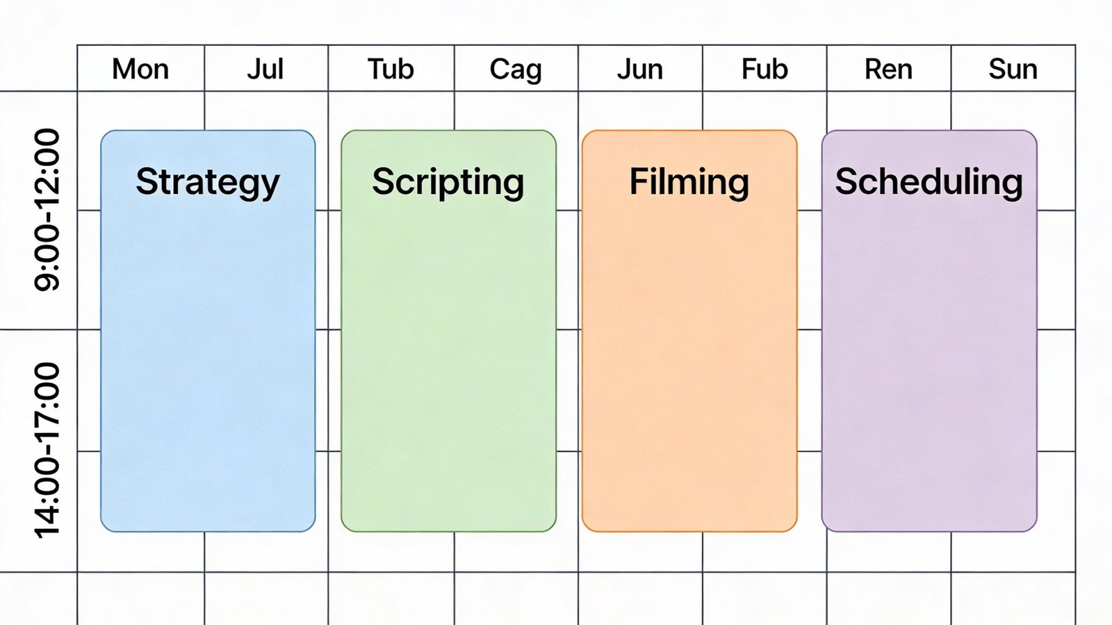 social media content batching system