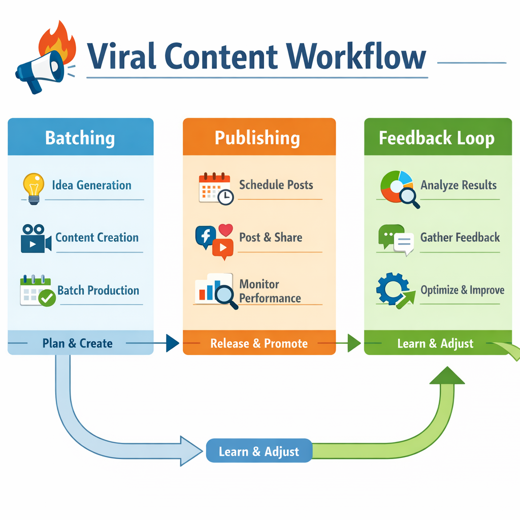 viral content workflow for beginners