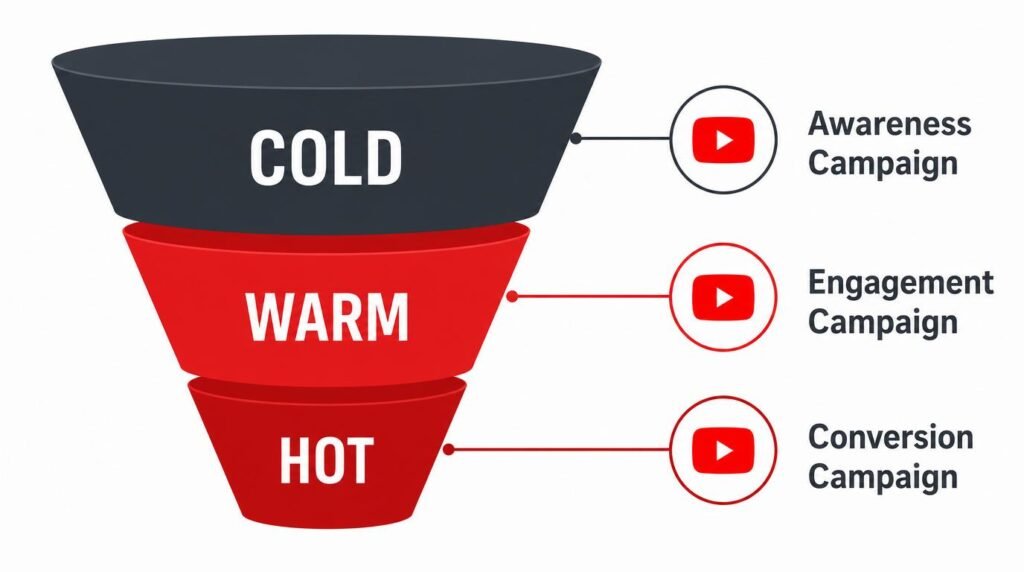 youtube ads campaign structure