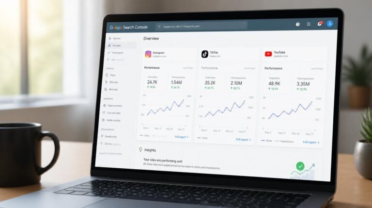 Google Search Console Social Media Tracking