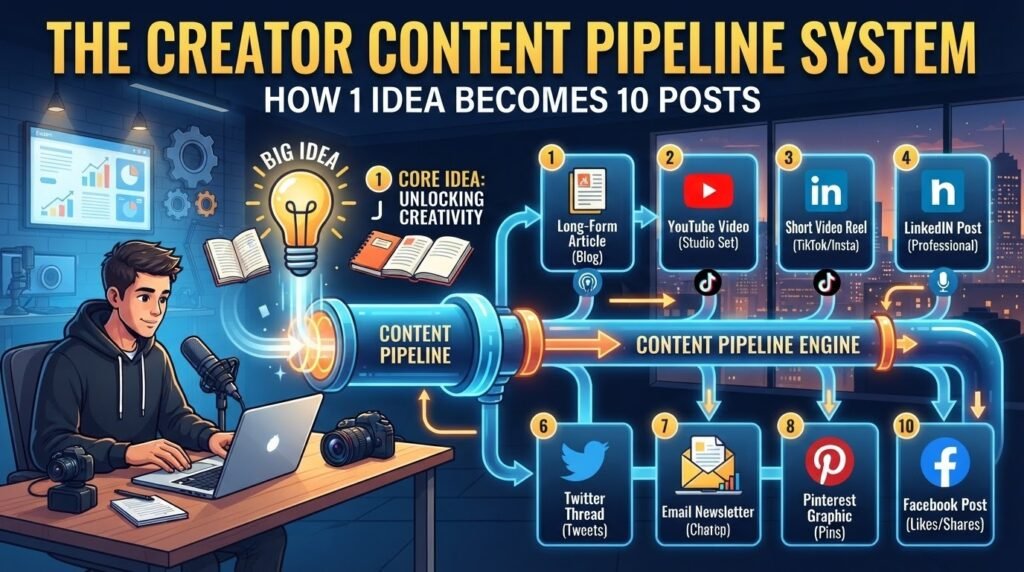 creator content pipeline system