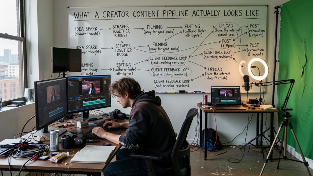 creator content pipeline system